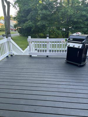 Freshly Painted Deck