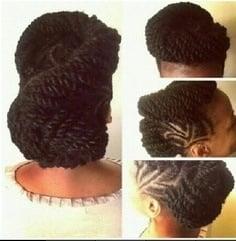 Natural hairstyle