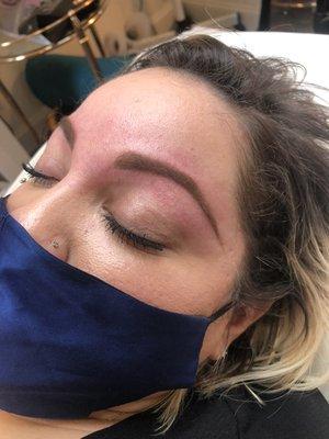 Gorgeous Brows!! Every-time you you a brow wax we offer a complementary fill in if you would like! Come see me for any full body waxing!!