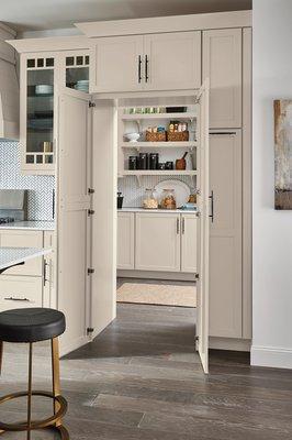 Walk Thru Pantry cabinet in Schrock Kitchen