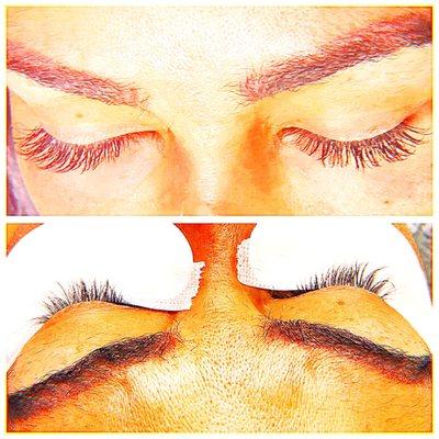 Lash lifts, Lash Tinting, Classic Lashes, Volume Lashes, Tape-in hair extensions