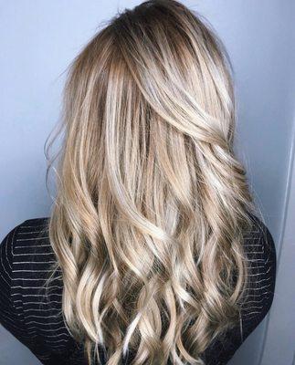 Blonde balayage by Kaz