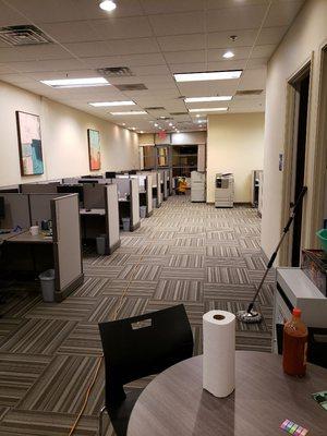 Commercial office cleaning