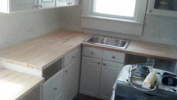 Rental property counter top and sink replacement