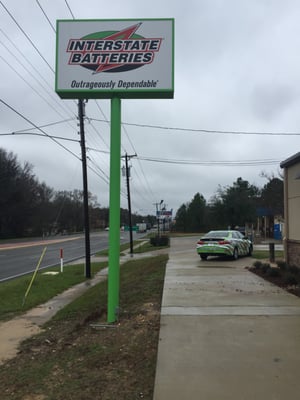 Recently installed new sign and building expansion to provide better customer experience.