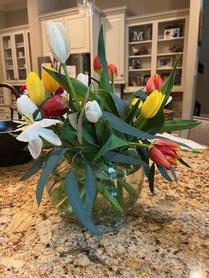 Flowers my bonus daughter received.