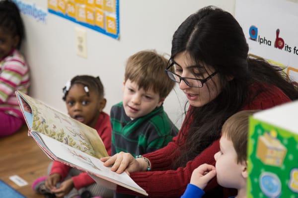 Teachers read to children every day.  Books are available to children in every classroom.