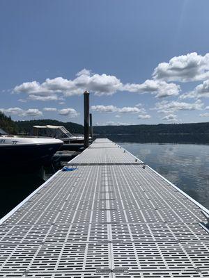 upgraded docks.