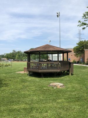 Gazebo near Caffi Field.