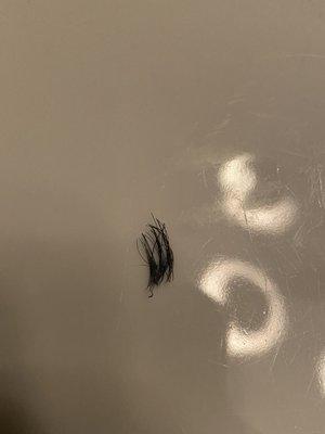 My natural lashes falling off with the extensions in chunks