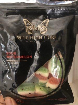 Delicious watermelon gummies