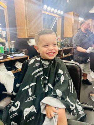 Craig does such an awesome job with my little man's cut!