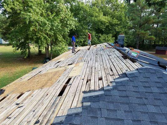 NEW ROOF COVERING TO BE INSTALLED