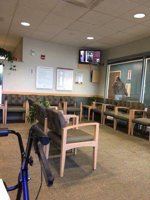 Waiting area for Mount Carmel Health Services.