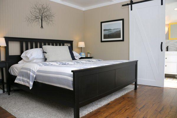 Master bedroom with ensuite bathroom