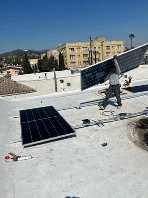 solar install