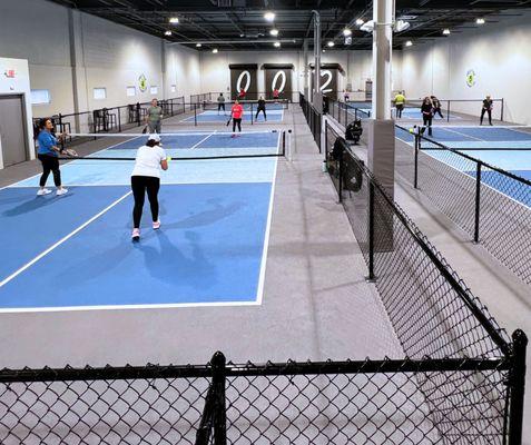 Full Courts at Prestige Pickleball Club