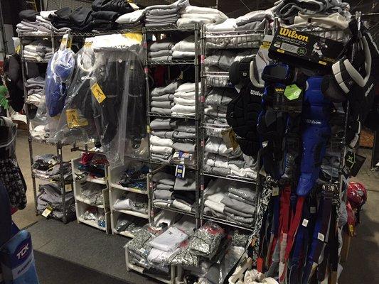 Apparel. Pants, belts, pullovers, jackets, sliding shorts, and more!