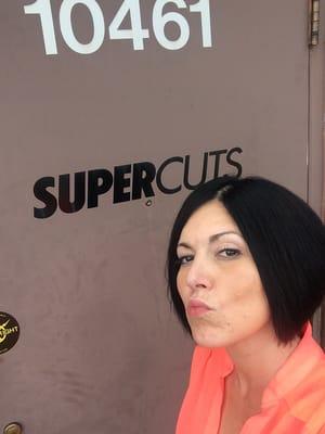 Silly time before work at Supercuts!