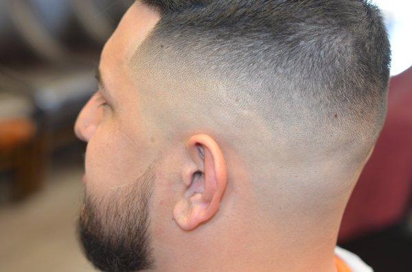 Mid-Bald Fade