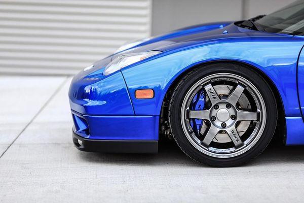 Custom painted calipers for this beautiful NSX!