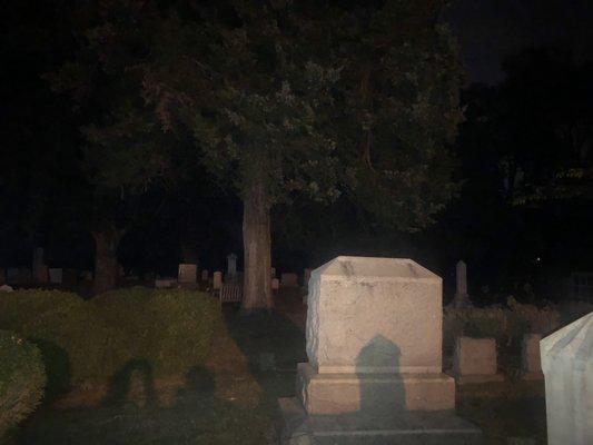 Creepy graveyard