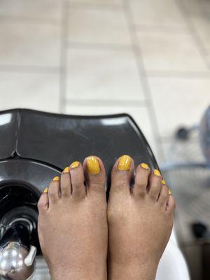 Pedi Fall colors