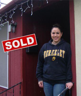 Happy home buyer, Meaghan.