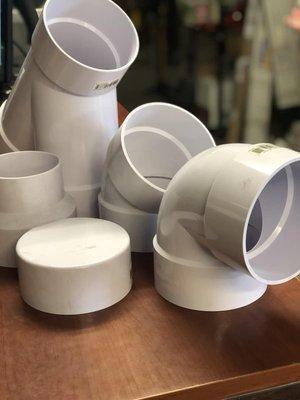 PVC Fittings Available in 3" & 4"