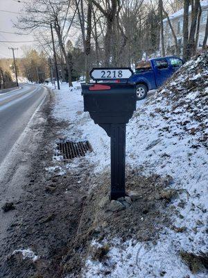 Mailbox installation