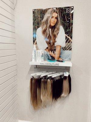 We are an exclusive retailer for Halo Couture Extensions