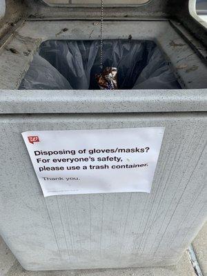 Trash notice