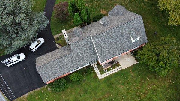 Beautiful new roof installation in Coatesville, PA.