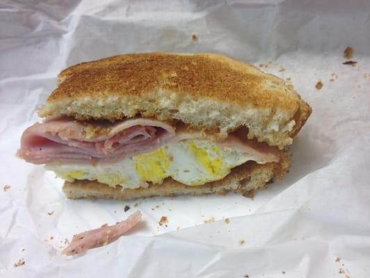 Ham and Egg sandwich.