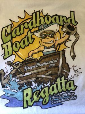 Cardboard boat Regatta