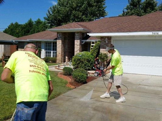 Pressure washing!!