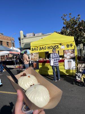 Vegetarian bao buns