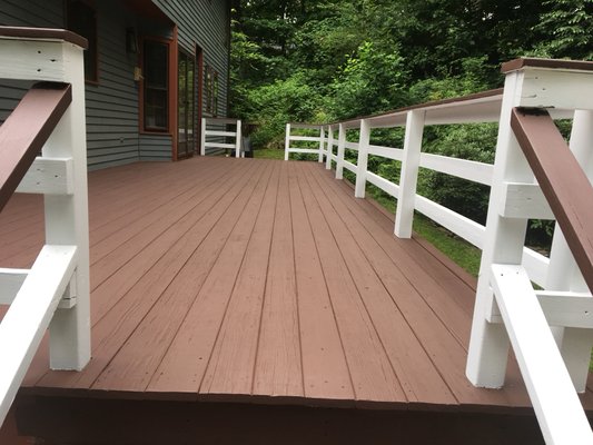 Deck painting