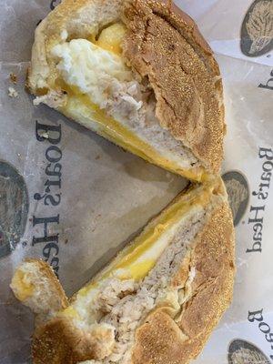 Turkey egg and cheese