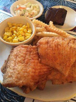 My order of 6 pieces of Lake Superior whitefish.