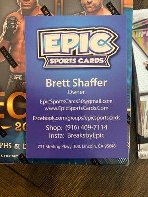 Epic Sports Cards