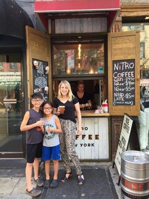 We loved visiting RISE Coffee as a family... the staff is super friendly and personable. :)