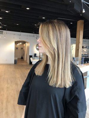 Baby lights with Balayage