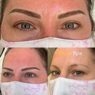 Microblading before & after