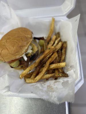 Cheeseburger Basket