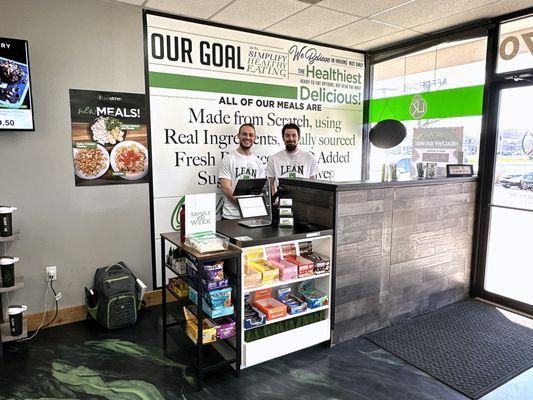 Counter Area with Cheerful, Knowledgeable Staff