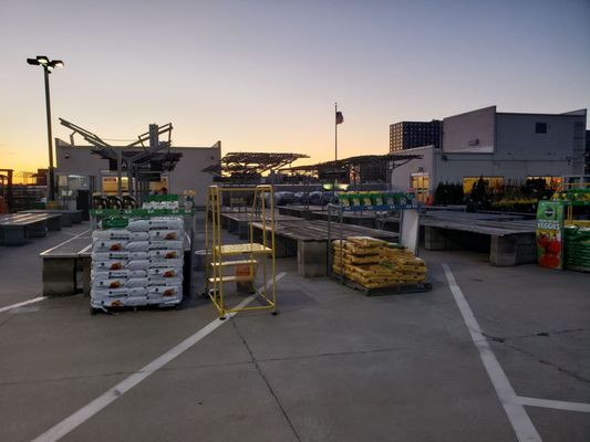 Rooftop garden section