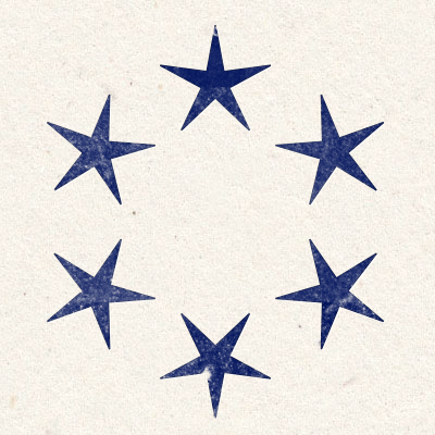 Hey, look - 6 blue stars.