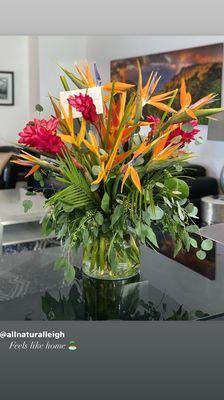 Carol took me home to Hawaii...her flowers are 2nd to none! So happy my husband found her! Thank you, Carol!