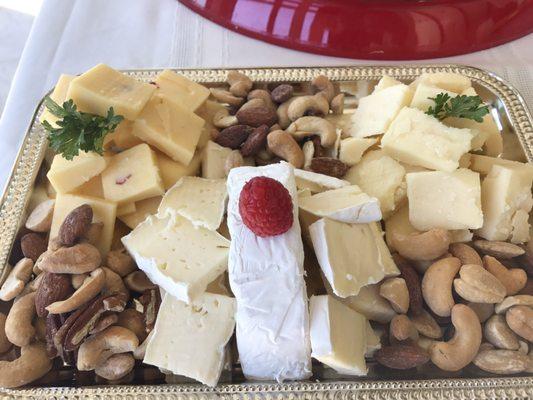 Beautiful cheese platter